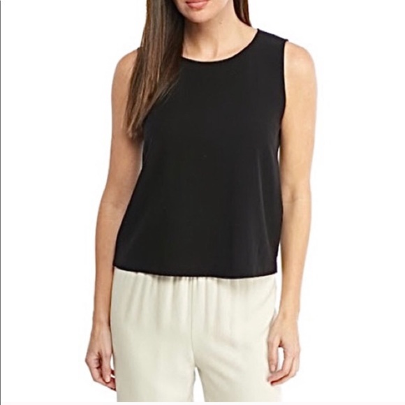 Eileen Fisher Tank Top Charcoal L - Picture 1 of 6